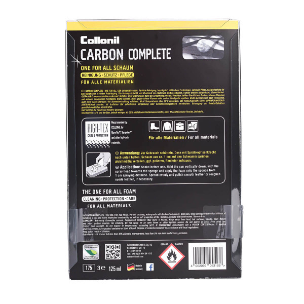 Carbon Complete zadná strana balenia
